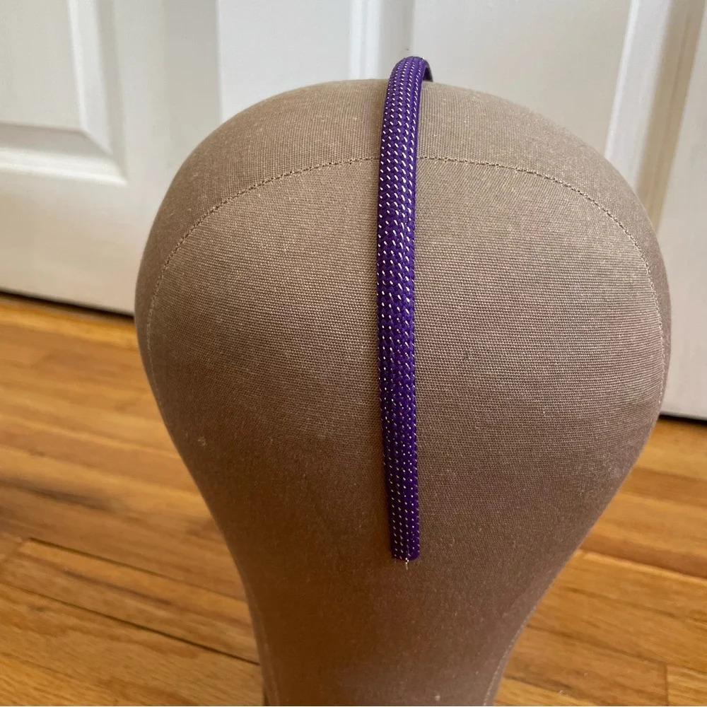 4/$25 Silver and Purple 2 Pack Headbands - Picture 8 of 12